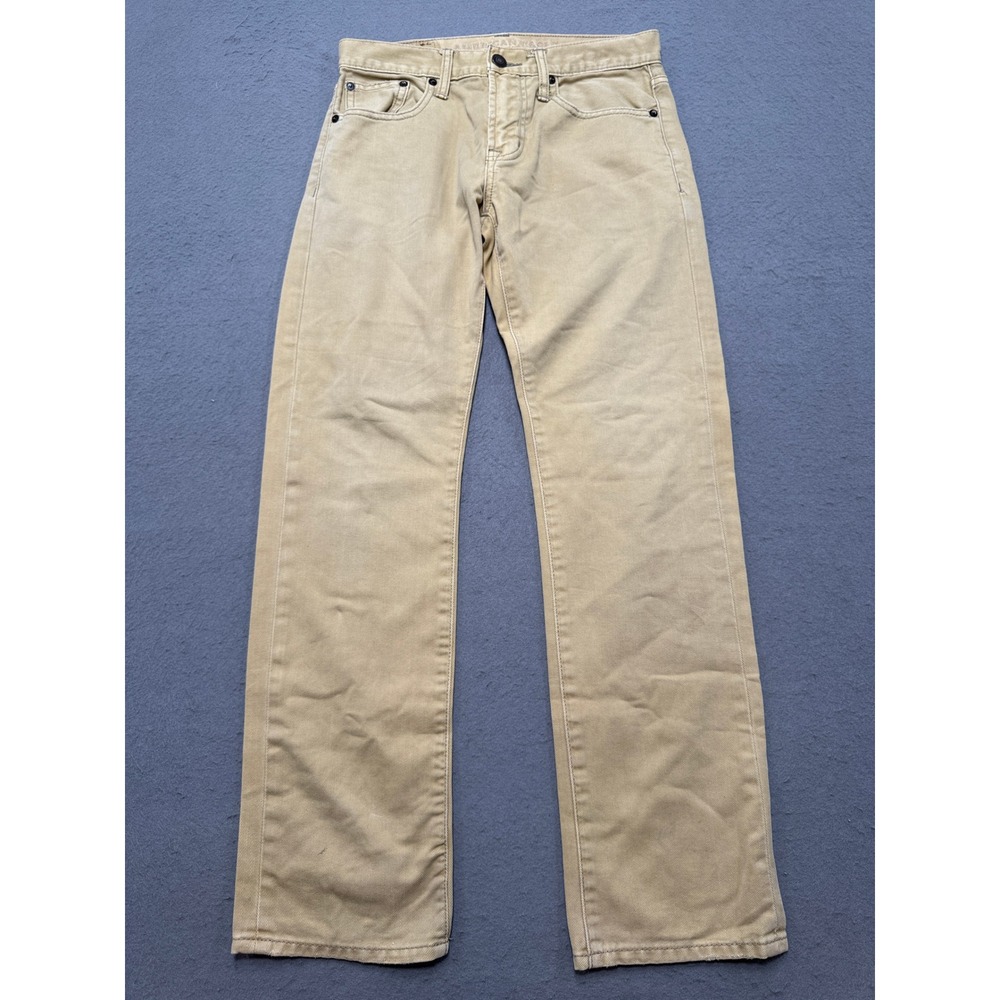 American Eagle Pants Men's 28x30 Brown Straight Leg Mid Rise Slim Fit Trousers